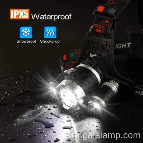 Ультра-яркий адаптационный фонарик с светодиодом T6